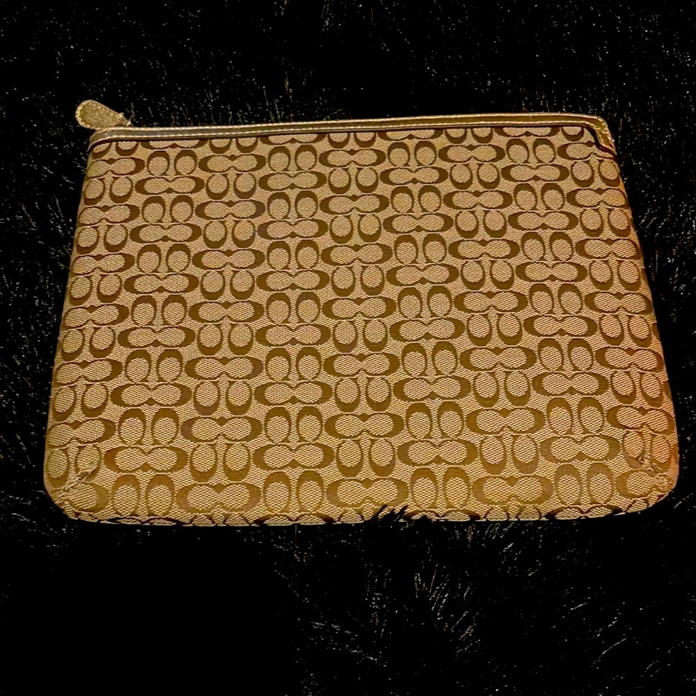 Coach Zippered Clutch